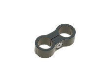 OIL CLAMP 2 HOLE BLACK